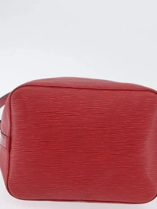 LOUIS VUITTON Epi Petit Noe Shoulder Bag Red M44107 LV Auth BA10912 - Picture 7 of 16